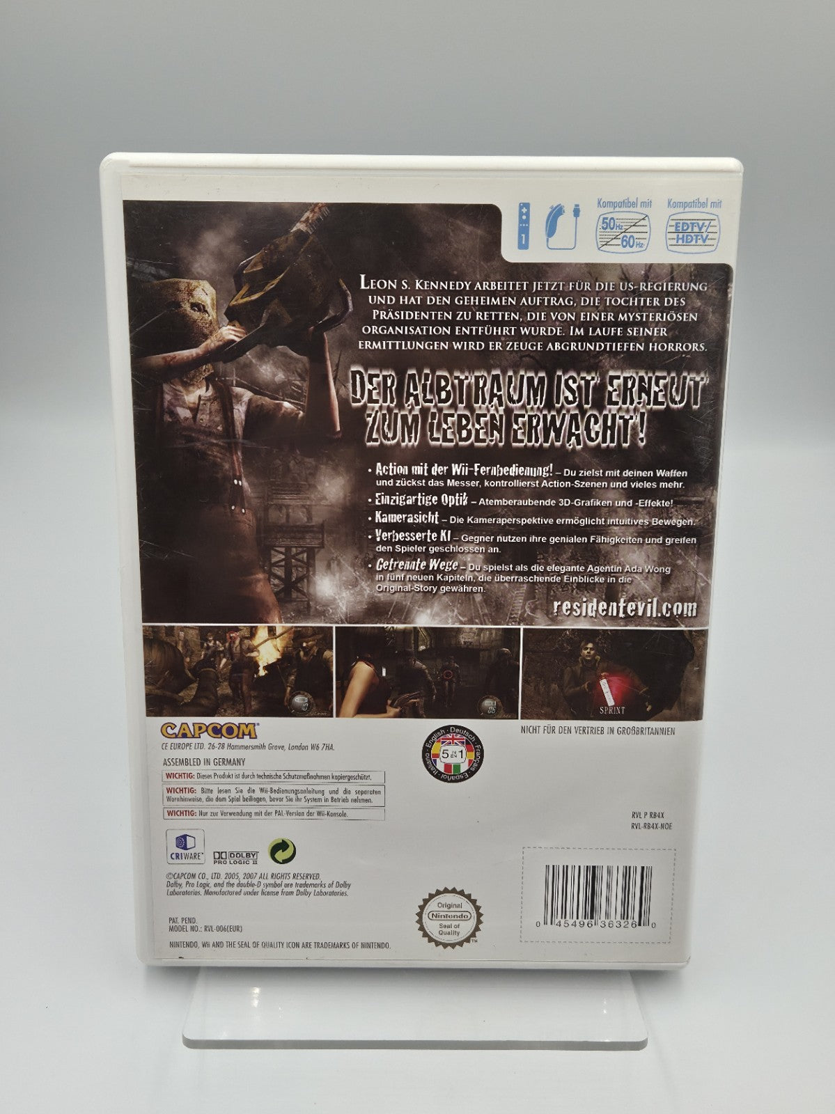 Nintendo Wii Spiel Resident Evil 4 Wii Edition mit OVP und Anleitung NOE