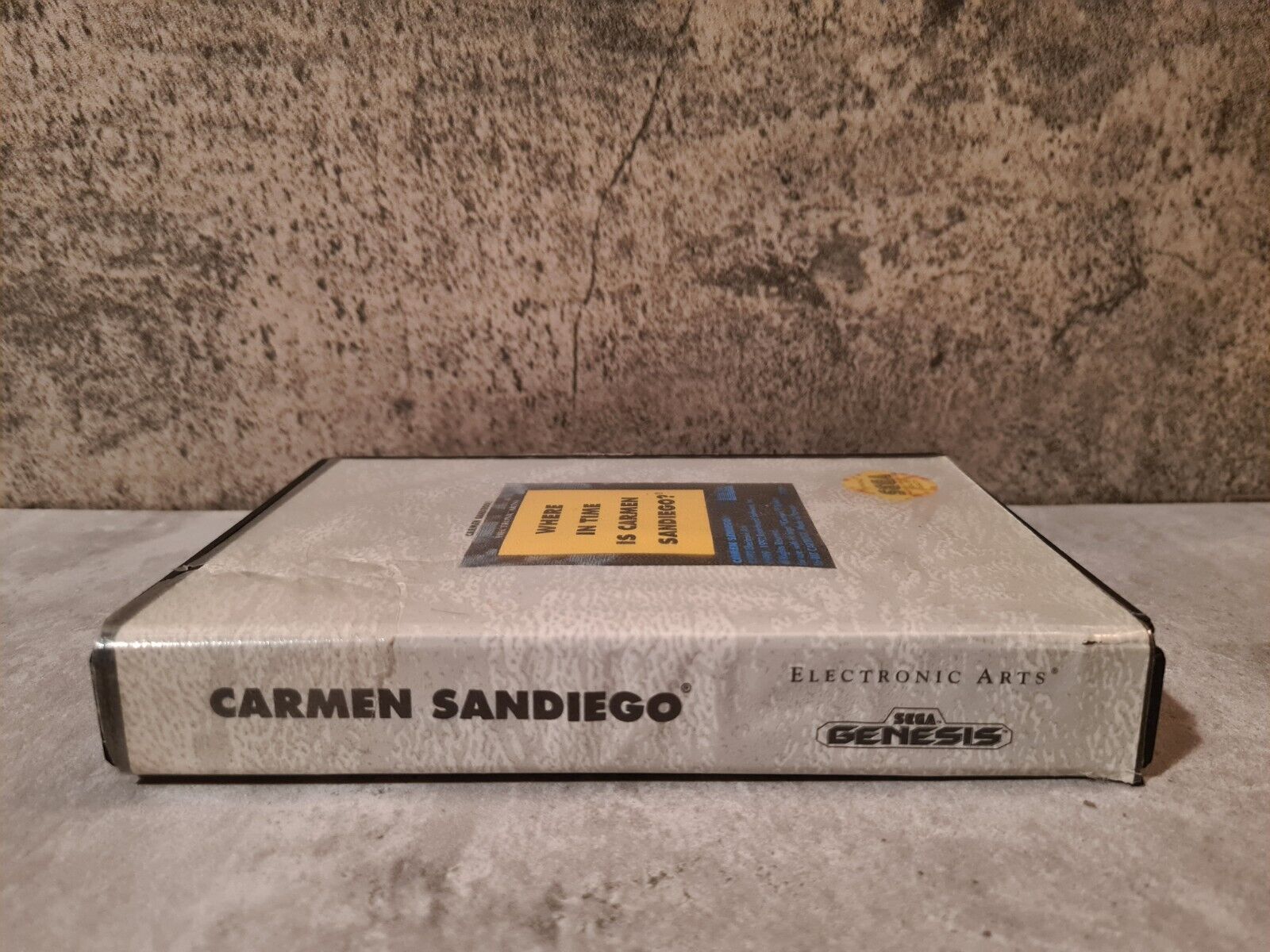 Sega Genesis Spiel Where in Time is Carmen Sandiego? mit OVP und Anleitung USA - T-Retro-Games 