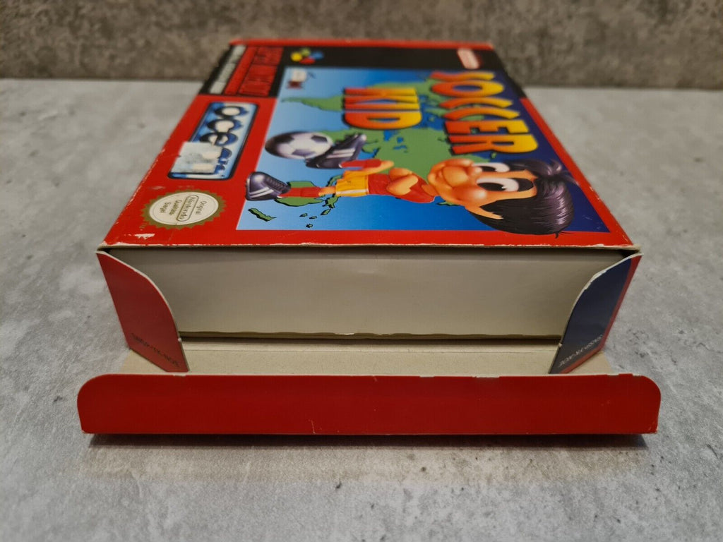 SNES Super Nintendo Soccer Kid mit OVP und Anleitung NOE - T-Retro-Games 