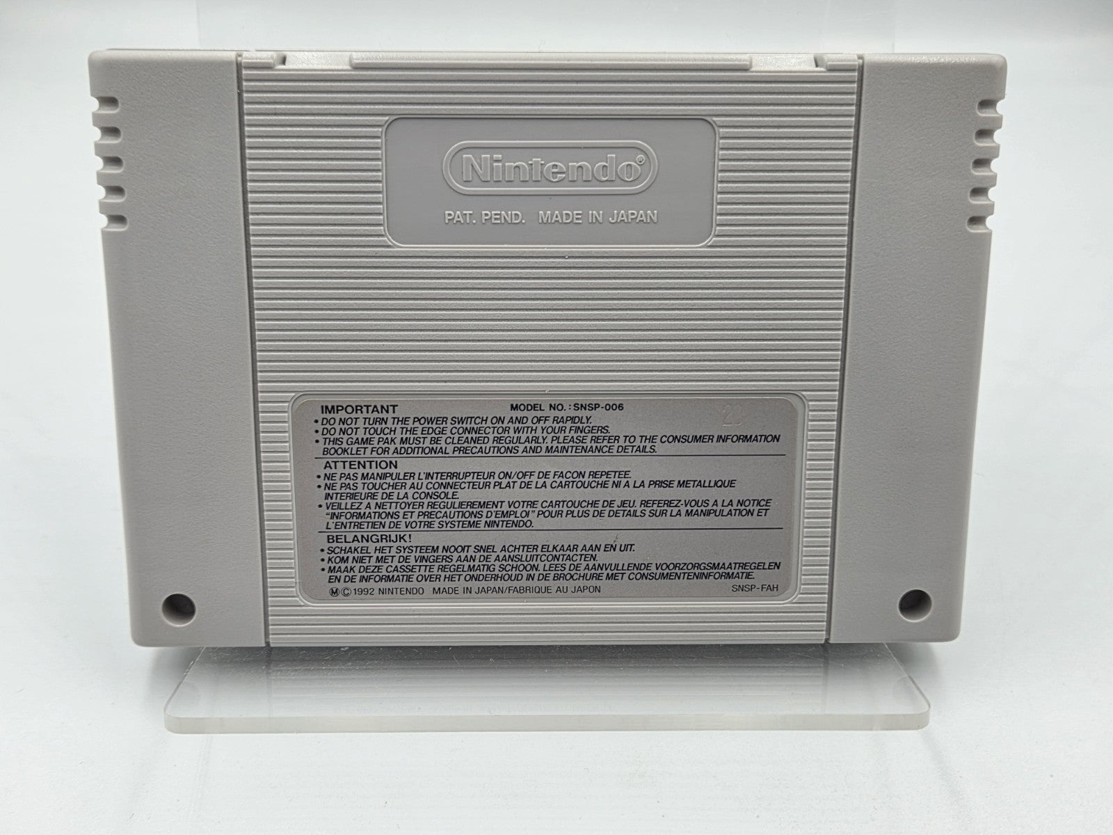 SNES Super Nintendo Super Bomberman Modul FAH