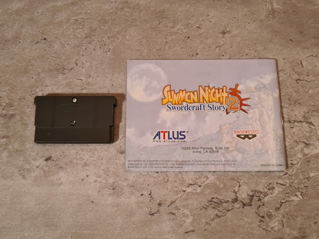 Game Boy Advance Summon Night Swordcraft Story 2 mit OVP und Anleitung USA - T-Retro-Games 