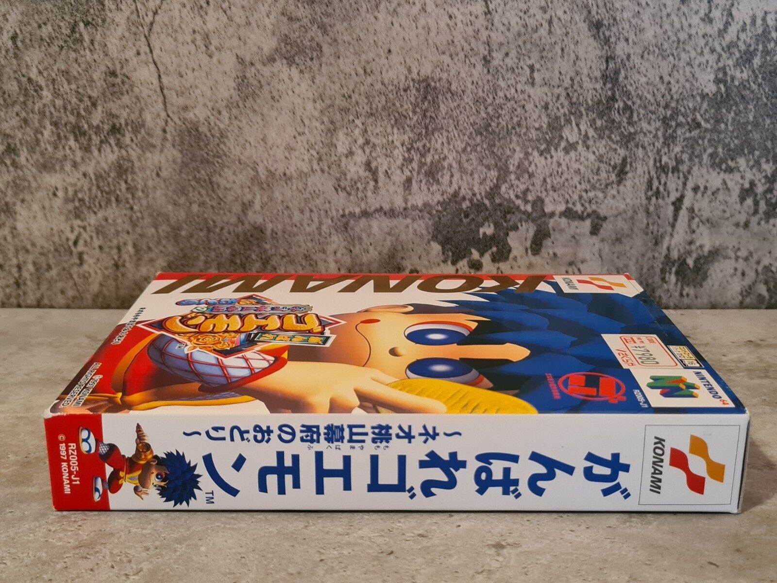 N64 Nintendo 64 NTSC-J Ganbare Gaemon mit OVP und Anleitung Japan - T-Retro-Games 