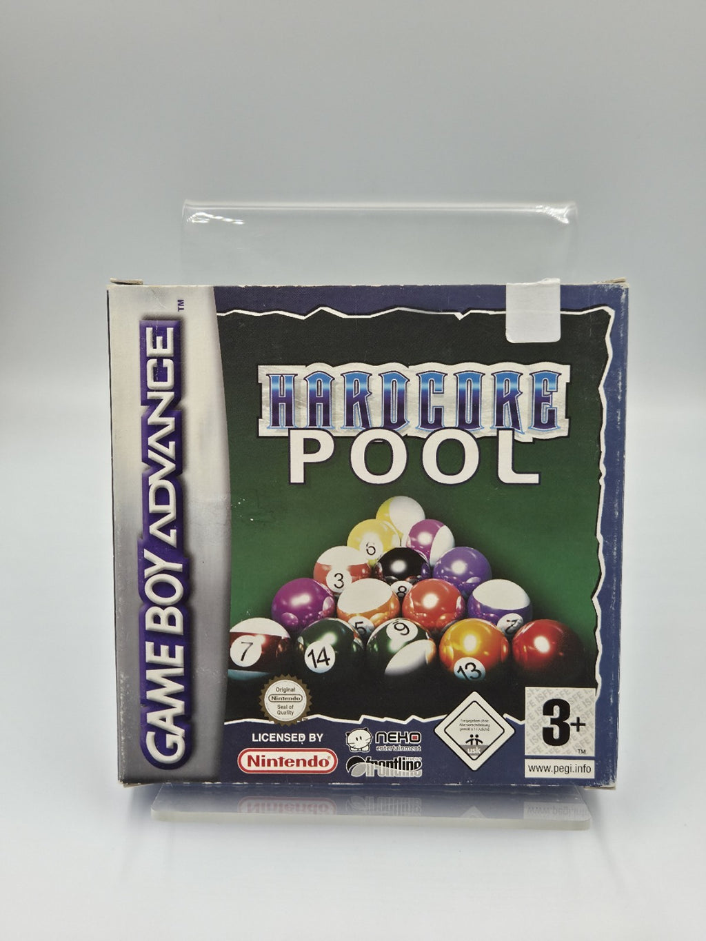 Game Boy Advance Spiel Hardcore Pool mit OVP und Anleitung EUR