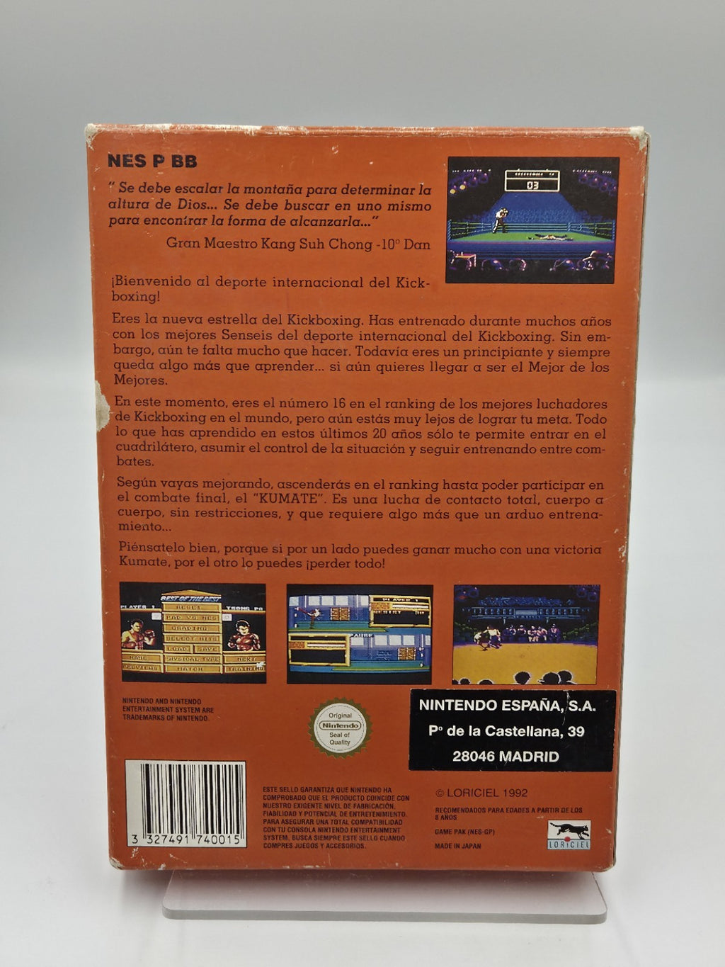 Nintendo NES Spiel Best of The Best Championship Karate mit OVP + Anleitung ESP
