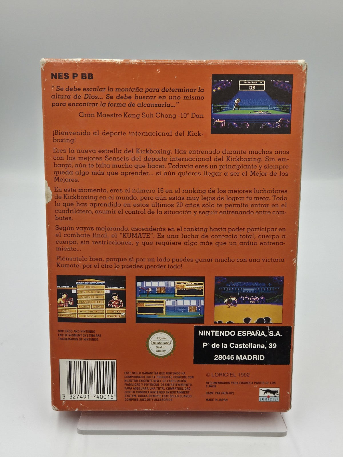 Nintendo NES Spiel Best of The Best Championship Karate mit OVP + Anleitung ESP