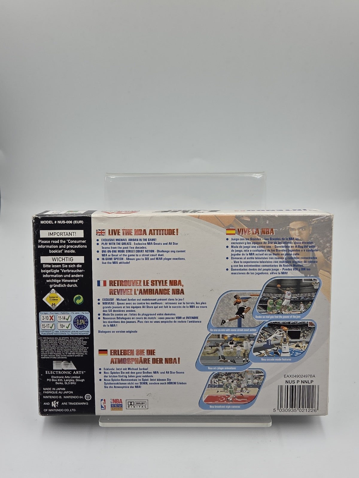 N64 Nintendo 64 Spiel NBA Live 2000 mit OVP und Anleitung EUR