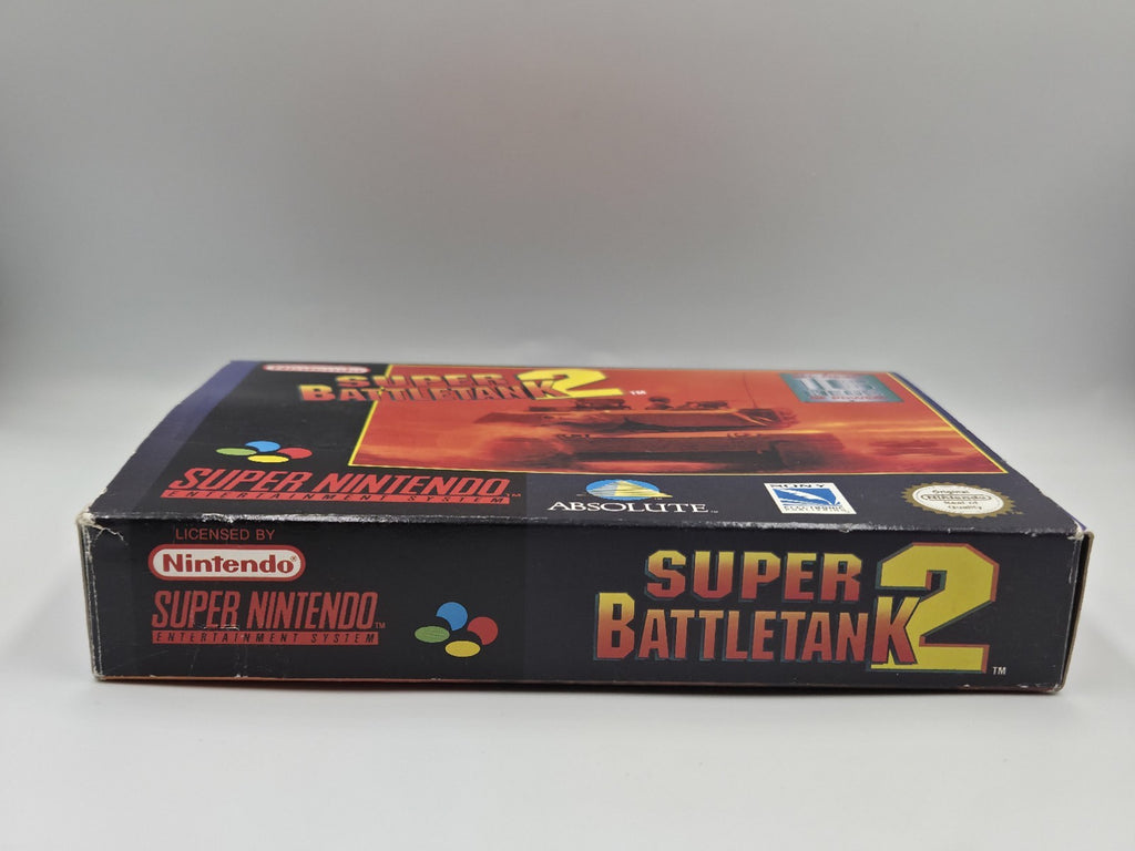 SNES Super Nintendo Super Battletank 2 mit OVP und Anleitung UKV