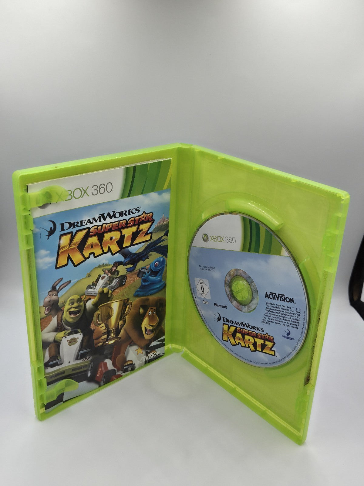 XBOX360 Spiel Dreamworks Super Star Kartz mit OVP und Anleitung 
