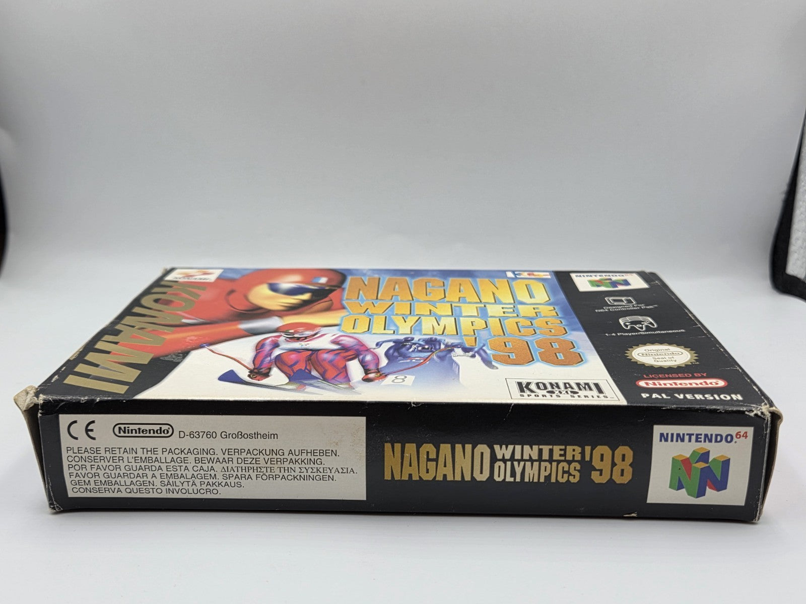 N64 Nintendo 64 Nagano Winter Olympics 98 mit OVP und Anleitung EUR