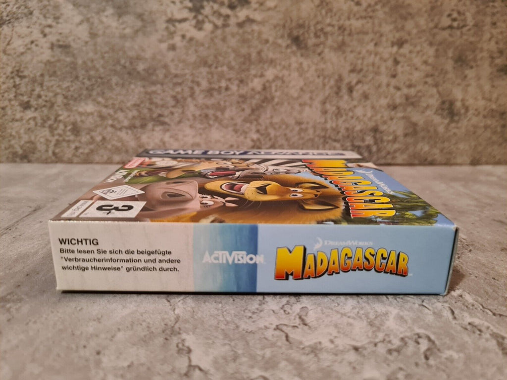 Nintendo Gameboy Advance Madagascar mit OVP und Anleitung NOE - T-Retro-Games 