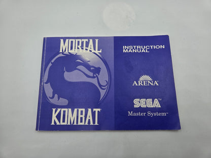 Sega Master System Mortal Kombat mit OVP und Anleitung Multilingual 