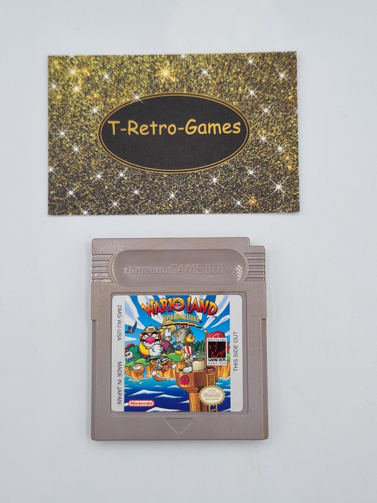 Nintendo Gameboy Classic Spiel Wario Land : Super Mario Land 3 Modul USA - T-Retro-Games 
