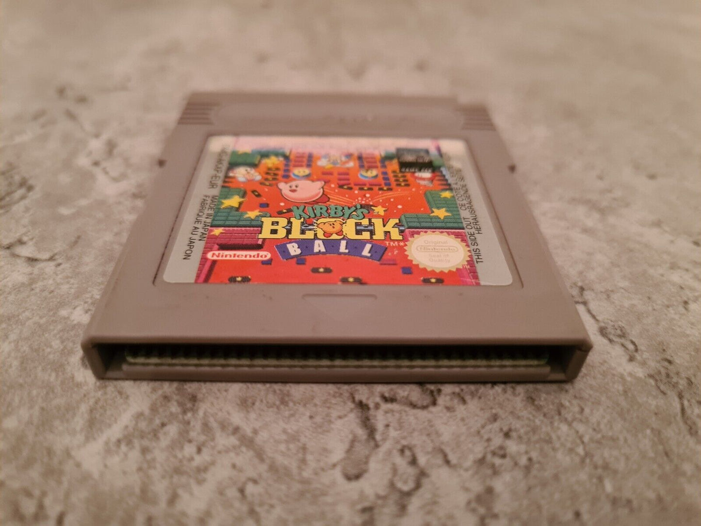 Nintendo Gameboy Classic Spiel Kirby's Block Ball Modul EUR - T-Retro-Games 