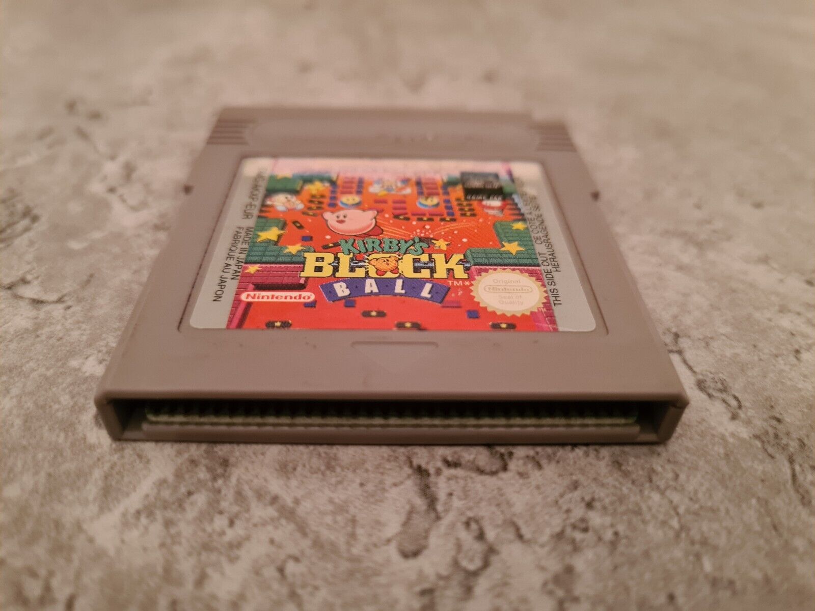 Nintendo Gameboy Classic Spiel Kirby's Block Ball Modul EUR - T-Retro-Games 