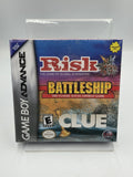 Nintendo Game Boy Advance Risk Battleship Clue USA Sealed  Neu New