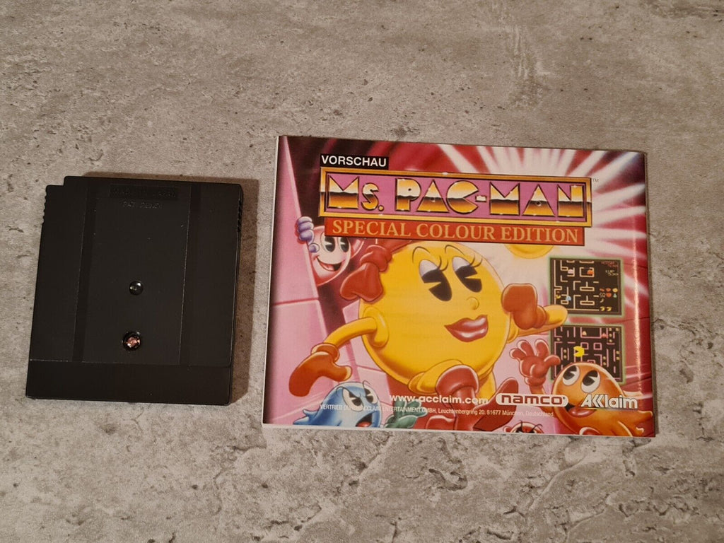 Nintendo Game Boy Color Pac-Man Special Colour Edition mit OVP und Anleitung EUR - T-Retro-Games 