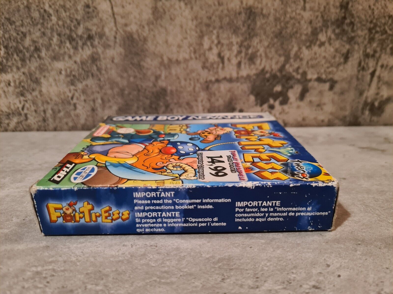 Nintendo Gameboy Advance Fortress mit OVP und Anleitung EUR - T-Retro-Games 