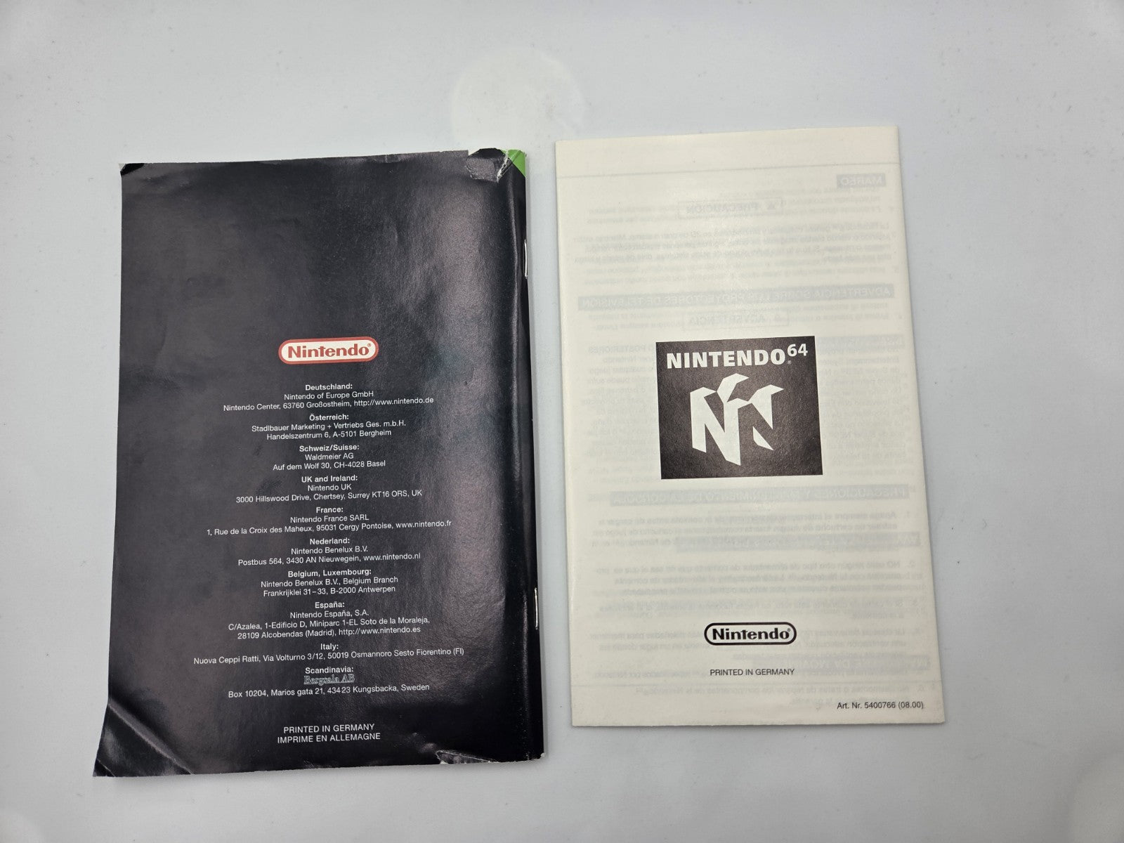 N64 Nintendo 64 Paper Mario mit OVP und Anleitung EUR