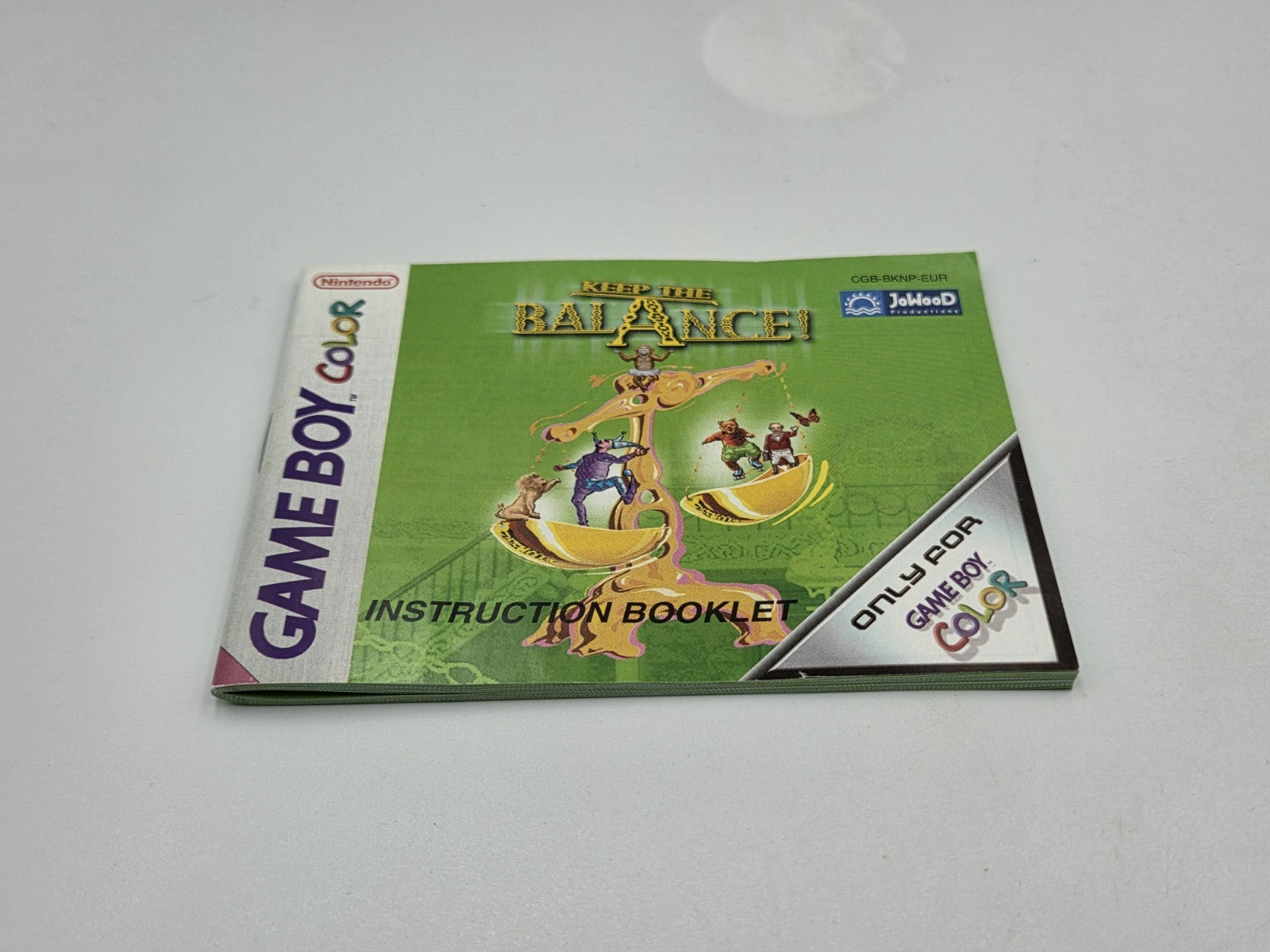 Nintendo Game Boy Color Keep The Balance mit OVP und Anleitung  EUR