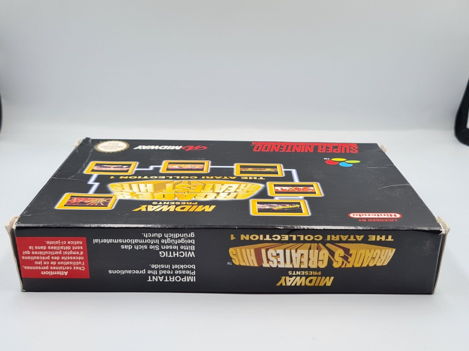 SNES Super Nintendo Arcade's Greatest Hits mit OVP und Anleitung EUR - T-Retro-Games 