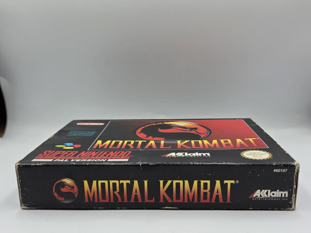 SNES Super Nintendo Mortal Kombat mit OVP und Anleitung EUR - T-Retro-Games 