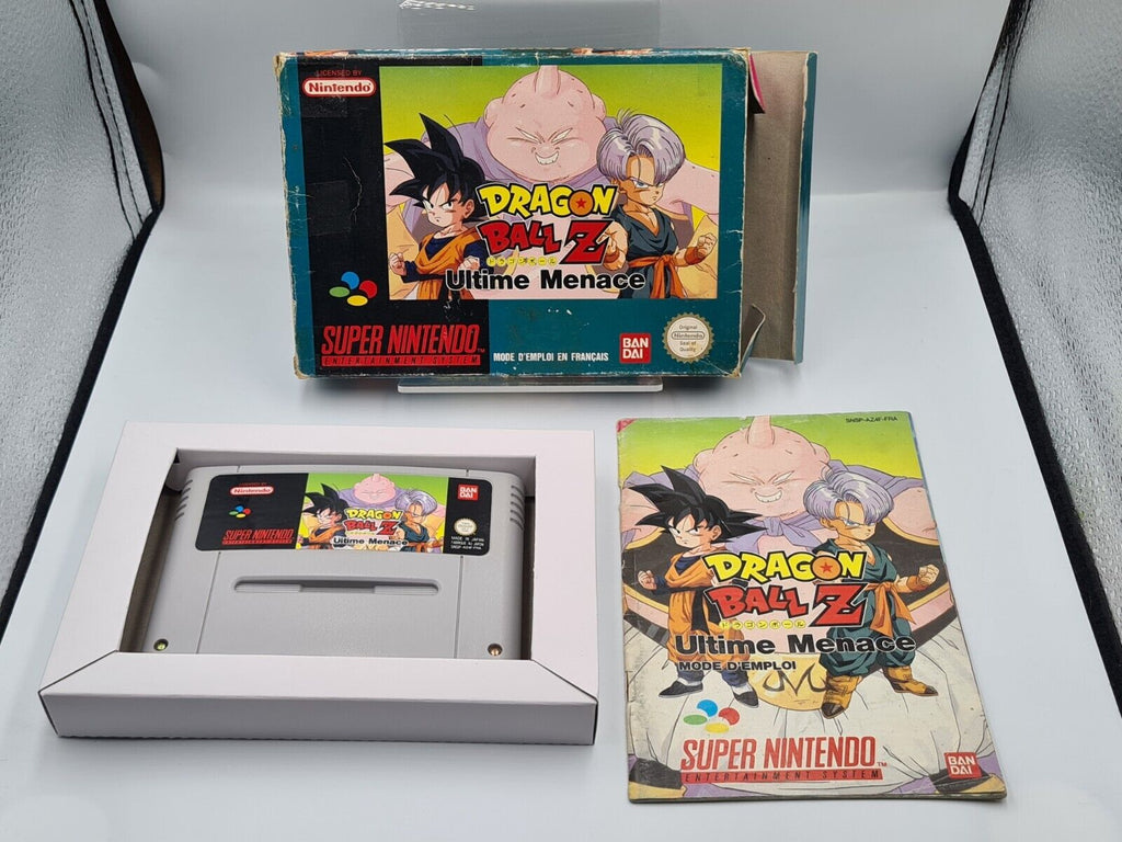 SNES Super Nintendo Dragon Ball Z Ultime Menace mit OVP und Anleitung FRA - T-Retro-Games 