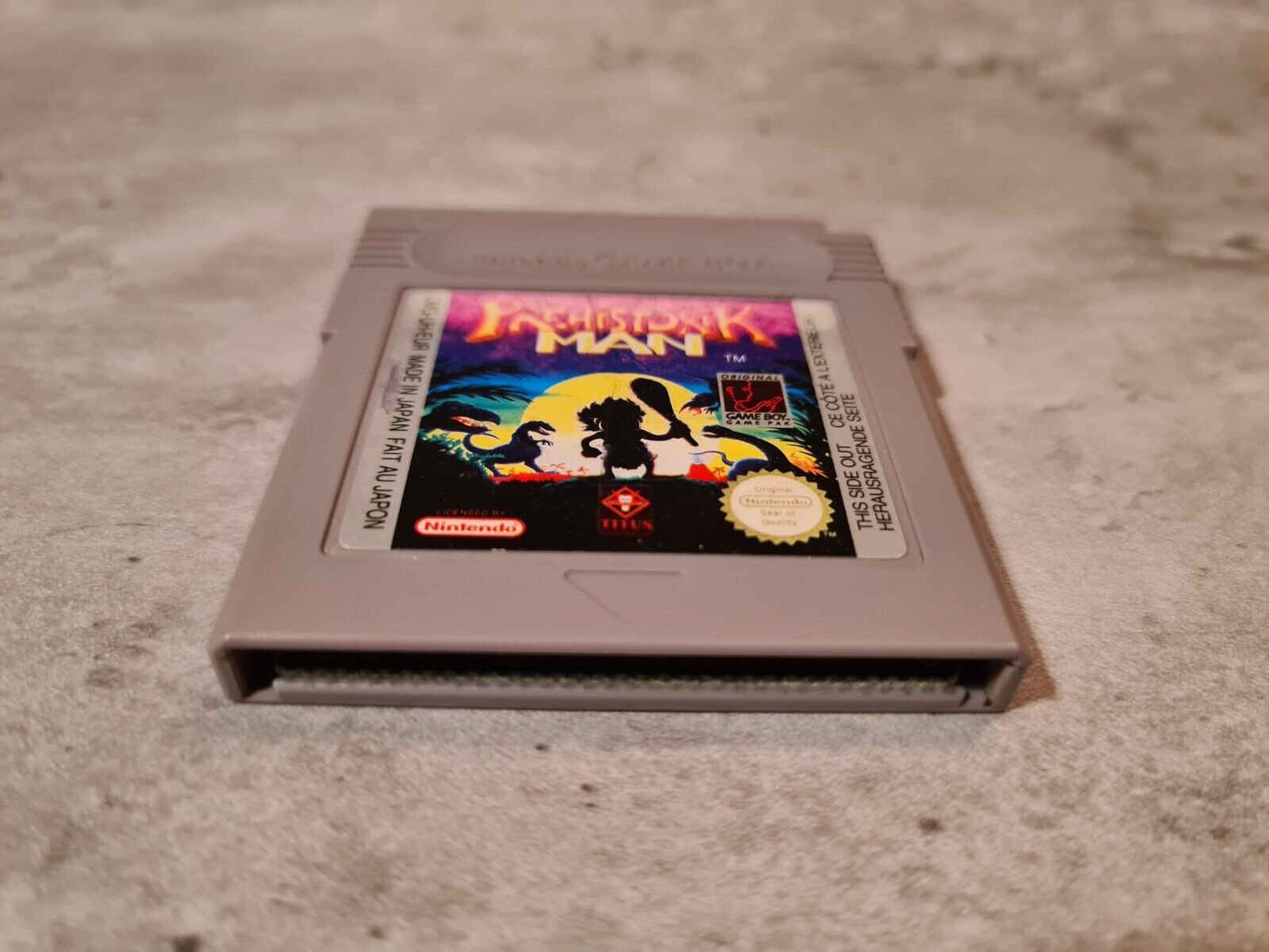 Nintendo Gameboy Classic Prehistorik Man Modul EUR - T-Retro-Games 