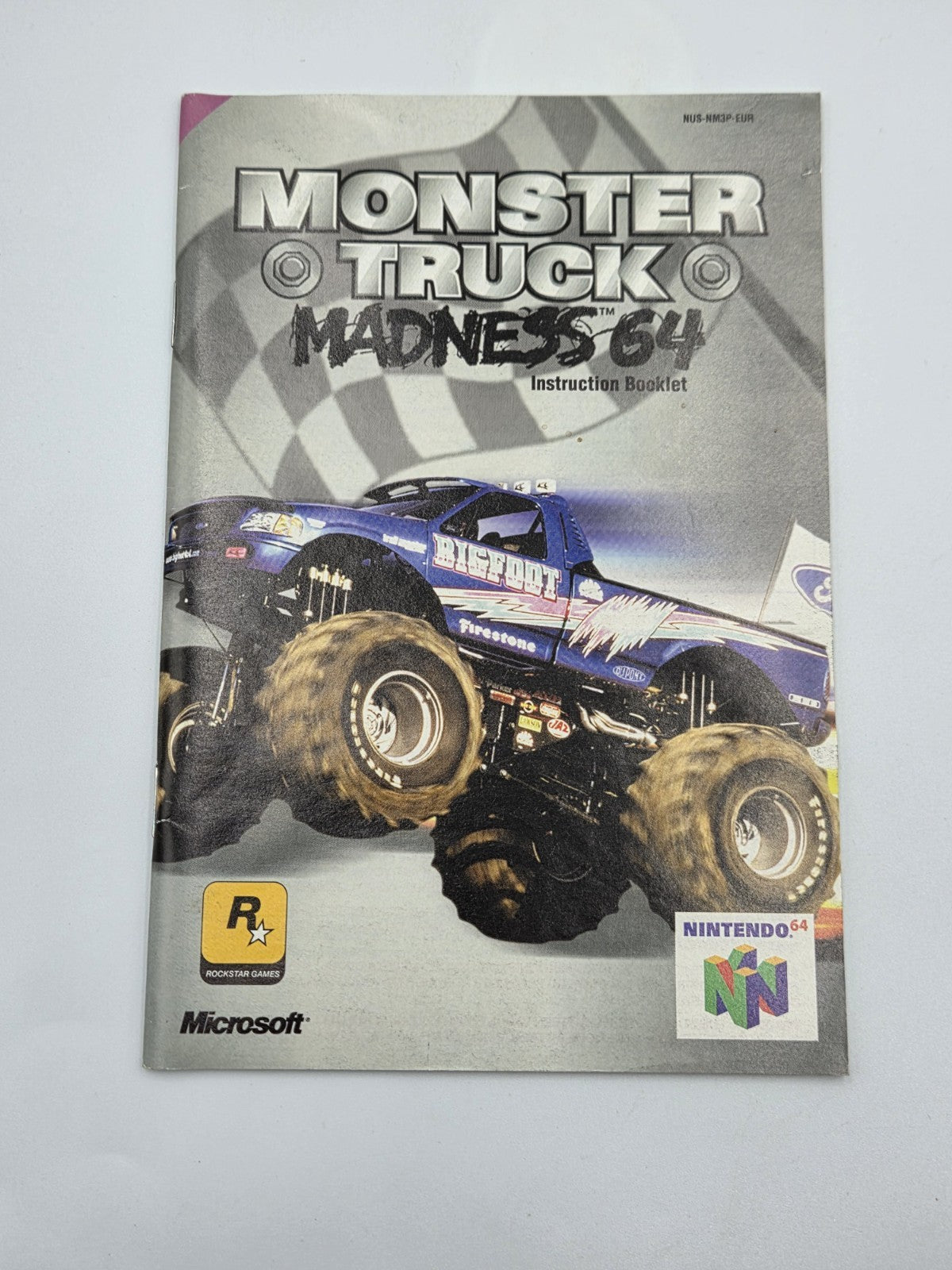 N64 Nintendo 64 Monster Truck Madness 64 mit OVP und Anleitung EUR