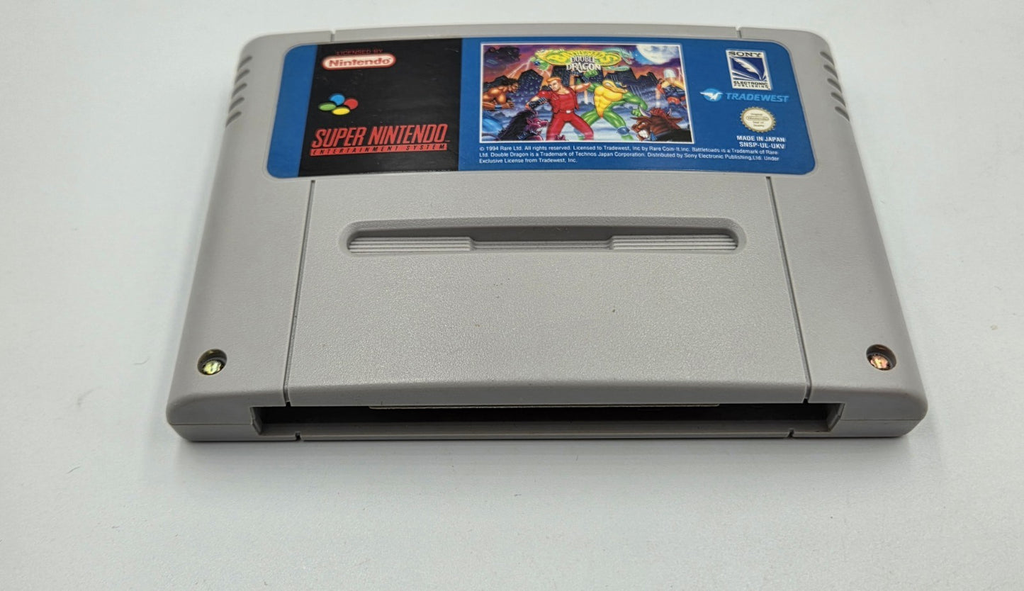 SNES Super Nintendo Battletoads Double Dragon mit OVP und Anleitung UKV