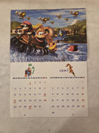 N64 Nintendo 64 Donkey Kong Kalender Calendar 1997 Nintendo