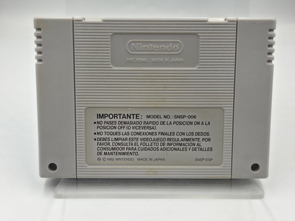 SNES Super Nintendo Spiel Syvalion Modul ESP
