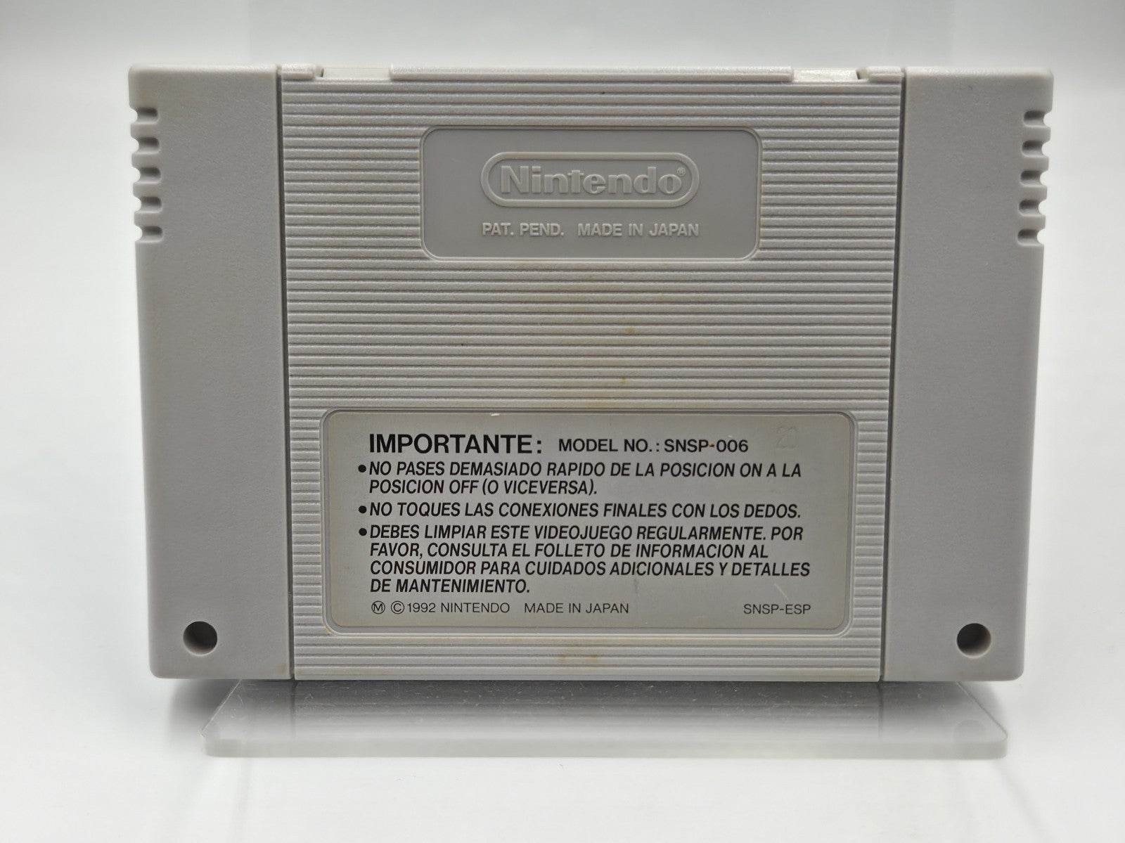 SNES Super Nintendo Spiel Syvalion Modul ESP