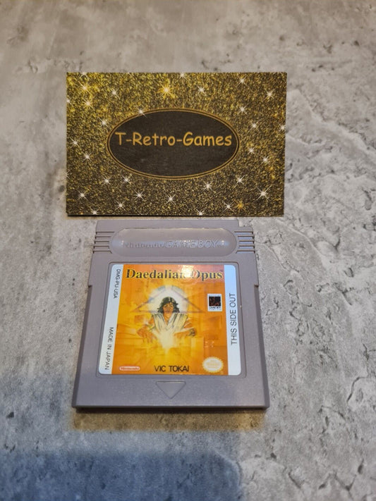 Nintendo Gameboy Classic Spiel Daedalian Opus Modul USA - T-Retro-Games 