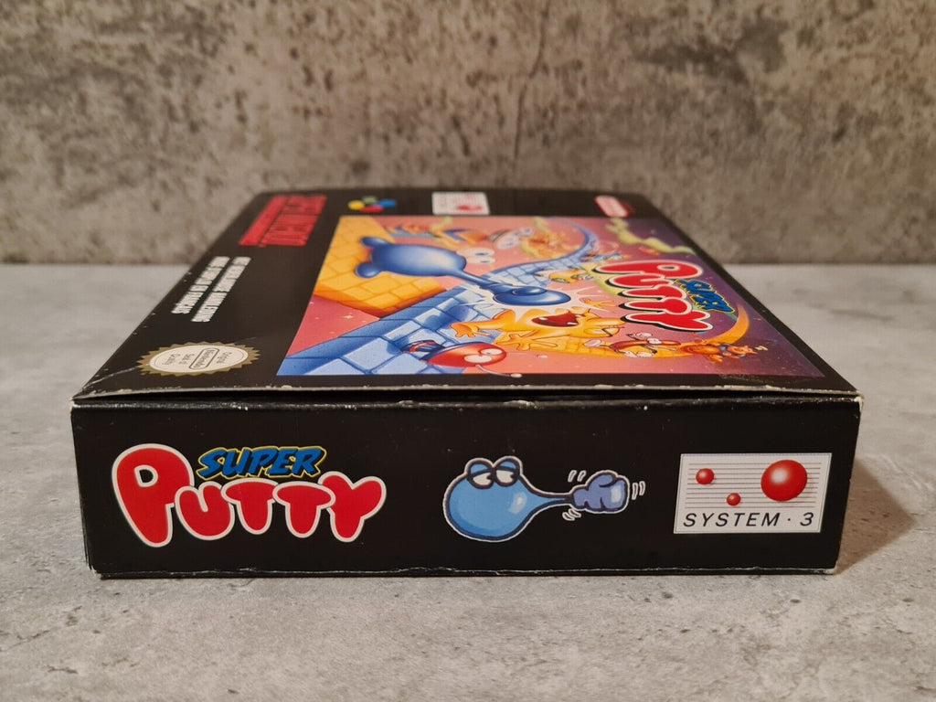 SNES Super Nintendo Super Putty mit OVP und Anleitung FAH - T-Retro-Games 
