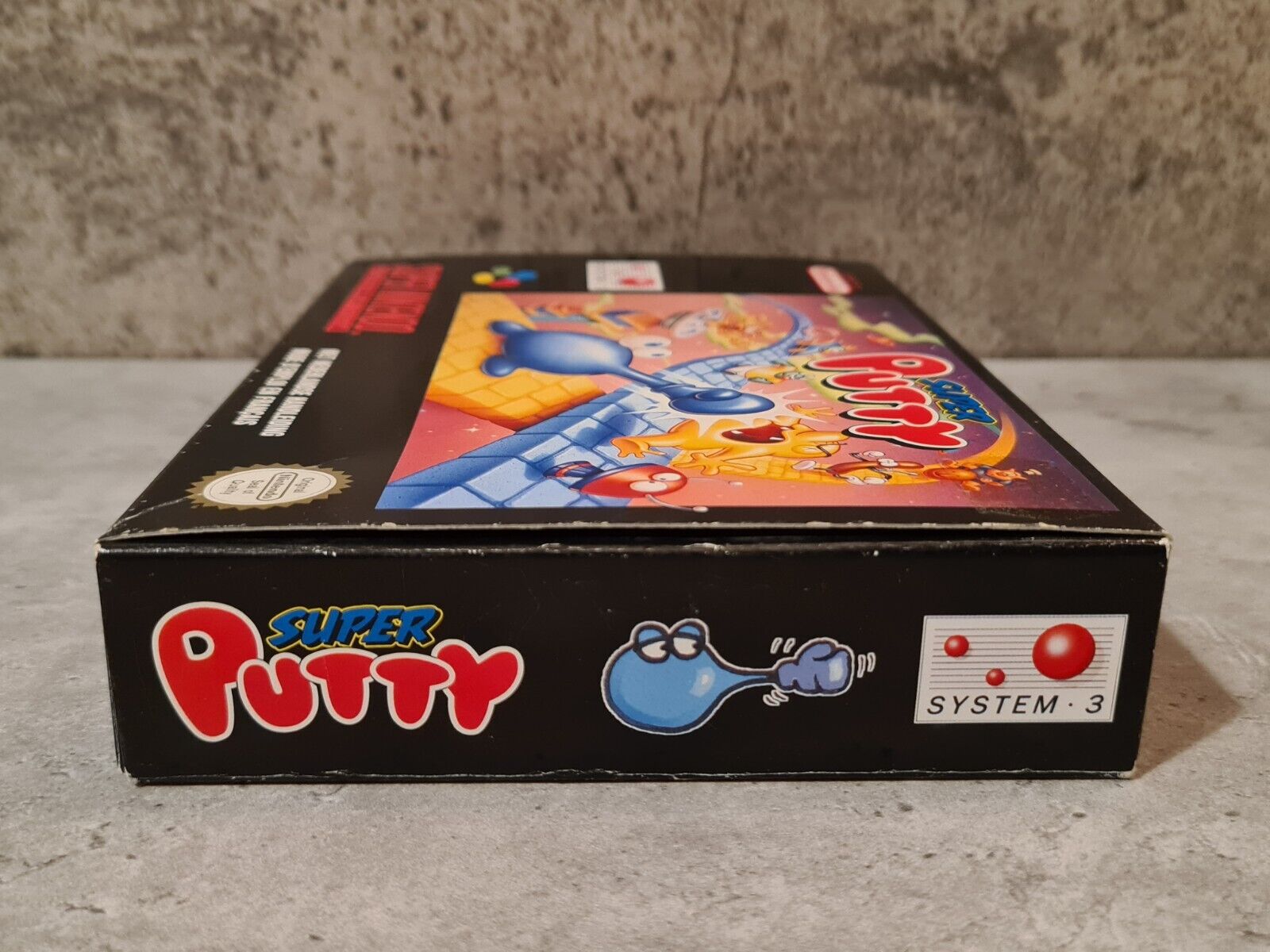 SNES Super Nintendo Super Putty mit OVP und Anleitung FAH - T-Retro-Games 