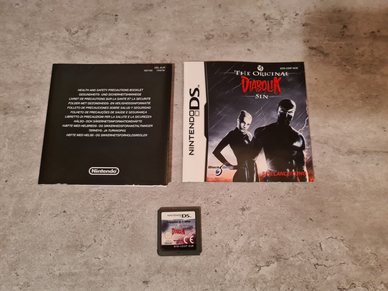 Nintendo DS The Original Diabolik Sin mit OVP und Anleitung NOE - T-Retro-Games 