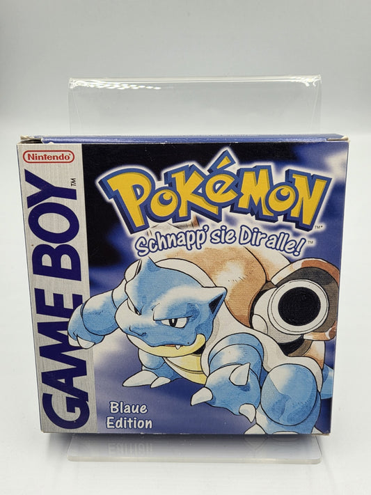 Nintendo Game Boy Pokemon Blaue Edition mit OVP und Anleitung NOE