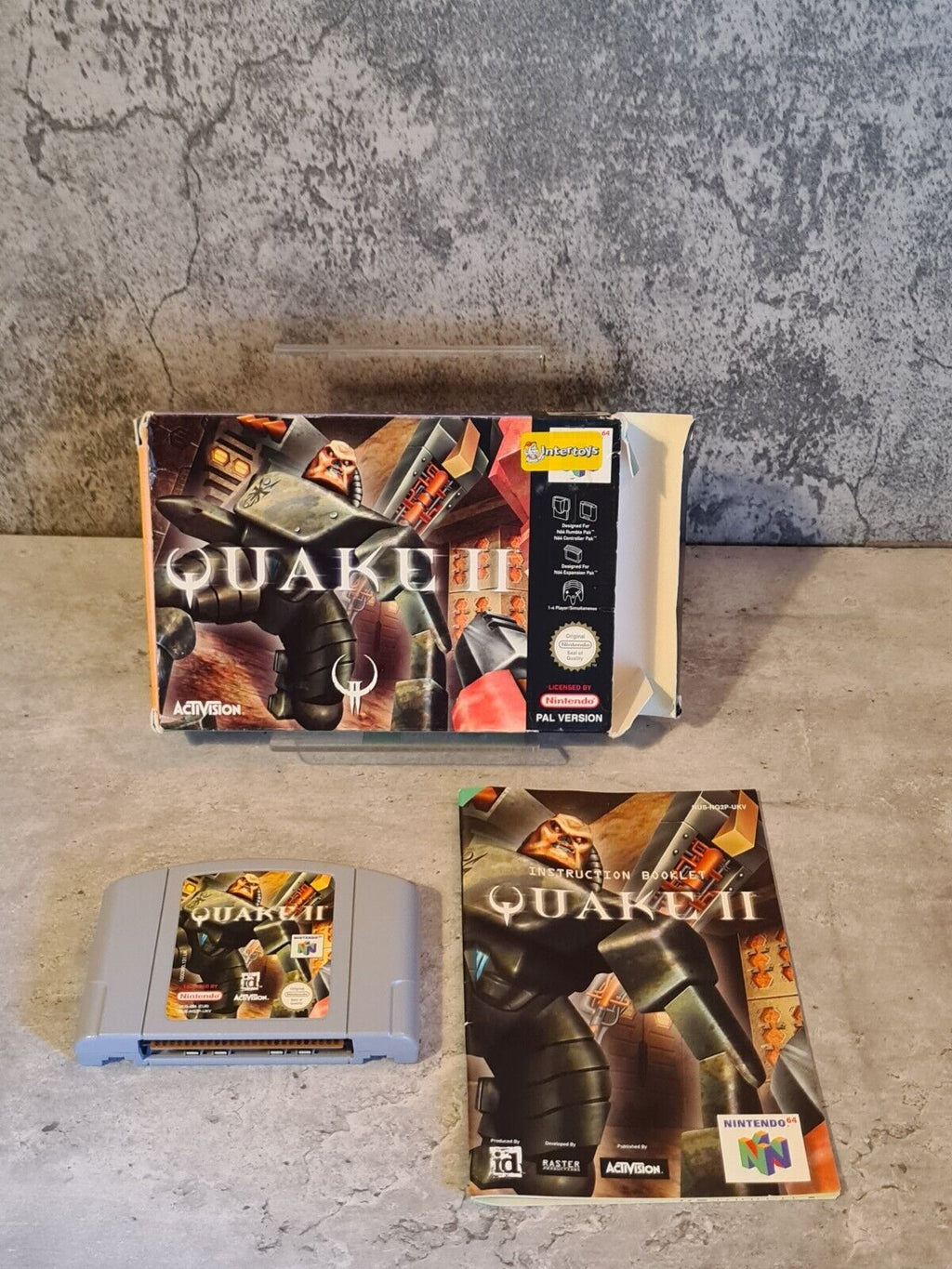N64 Nintendo 64 Quake II mit OVP und Anleitung UKV - T-Retro-Games 