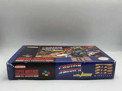SNES Super Nintendo Captain America and The Avengers mit OVP und Anleitung EUR