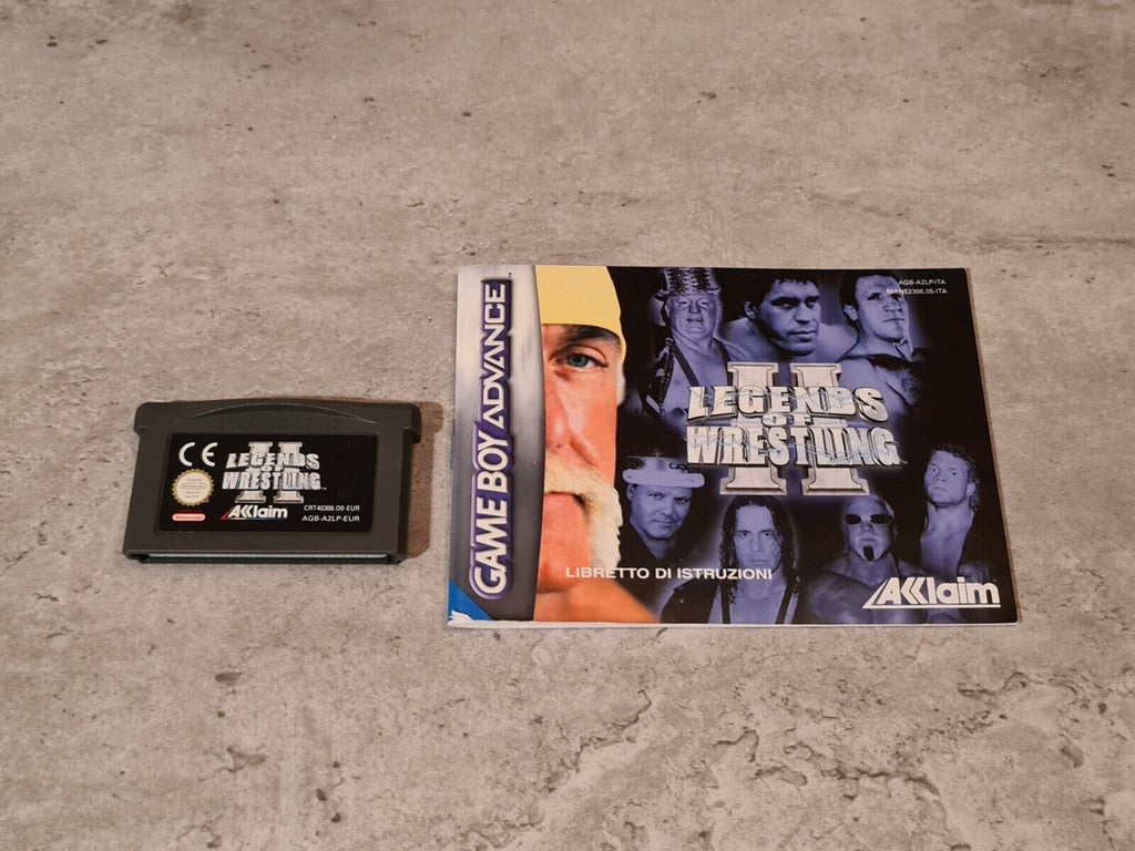 Nintendo Game Boy Advance Legends of Wrestling II mit OVP und Anleitung ITA - T-Retro-Games 