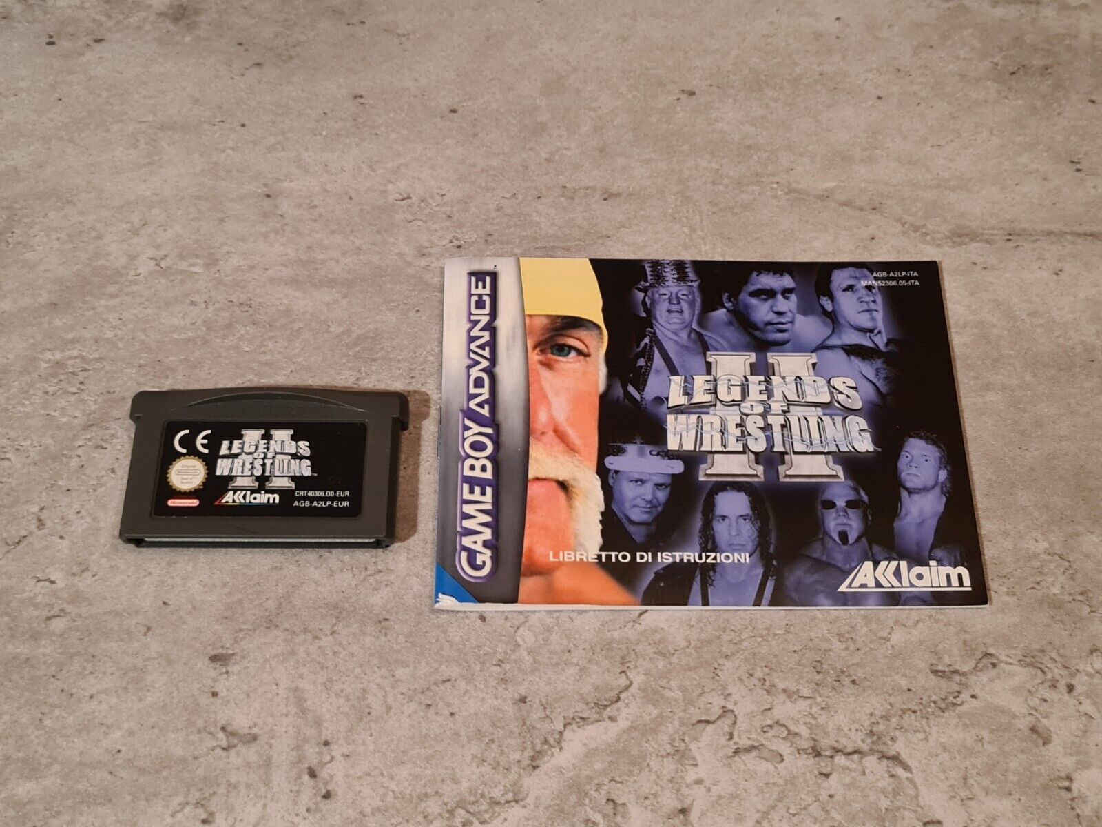 Nintendo Game Boy Advance Legends of Wrestling II mit OVP und Anleitung ITA - T-Retro-Games 