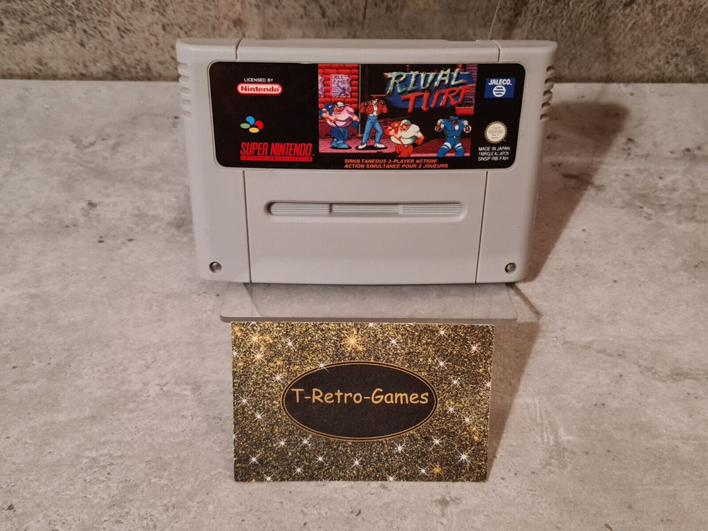 SNES Super Nintendo Rival Turf FAH Modul - T-Retro-Games 
