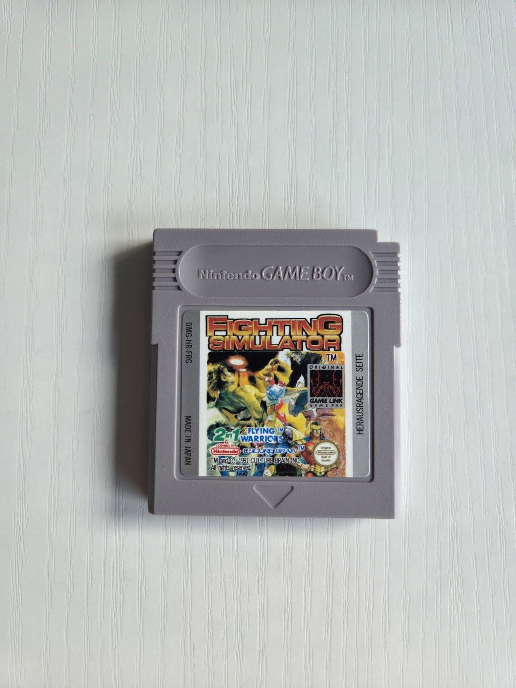 Nintendo Game Boy Classic Spiel Fighting Simulator Modul FRG