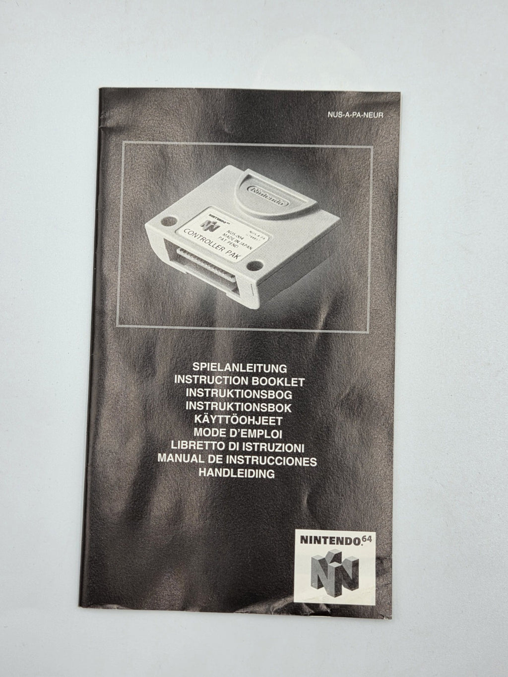 N64 Nintendo 64 Controller Pak NUS-004 OVP 