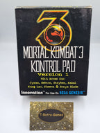 Sega Genesis Mortal Kombat 3 Kontrol Pad Version 1 Controller Joystick OVP - T-Retro-Games 