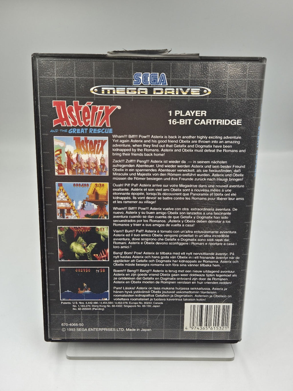 Sega Mega Drive Spiel Asterix mit OVP Multi Language 