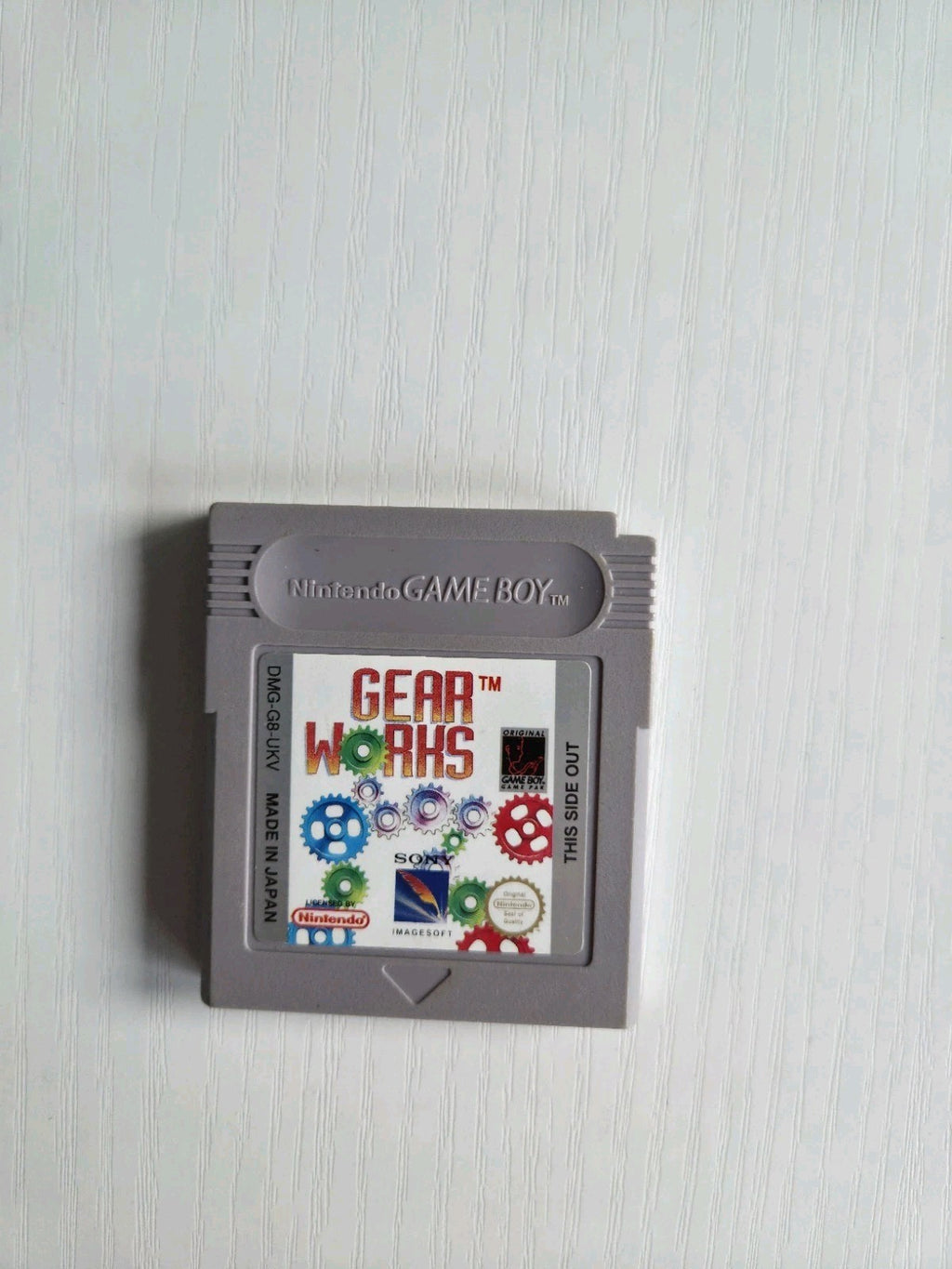 Nintendo Game Boy Classic Spiel Gear Works Modul UKV