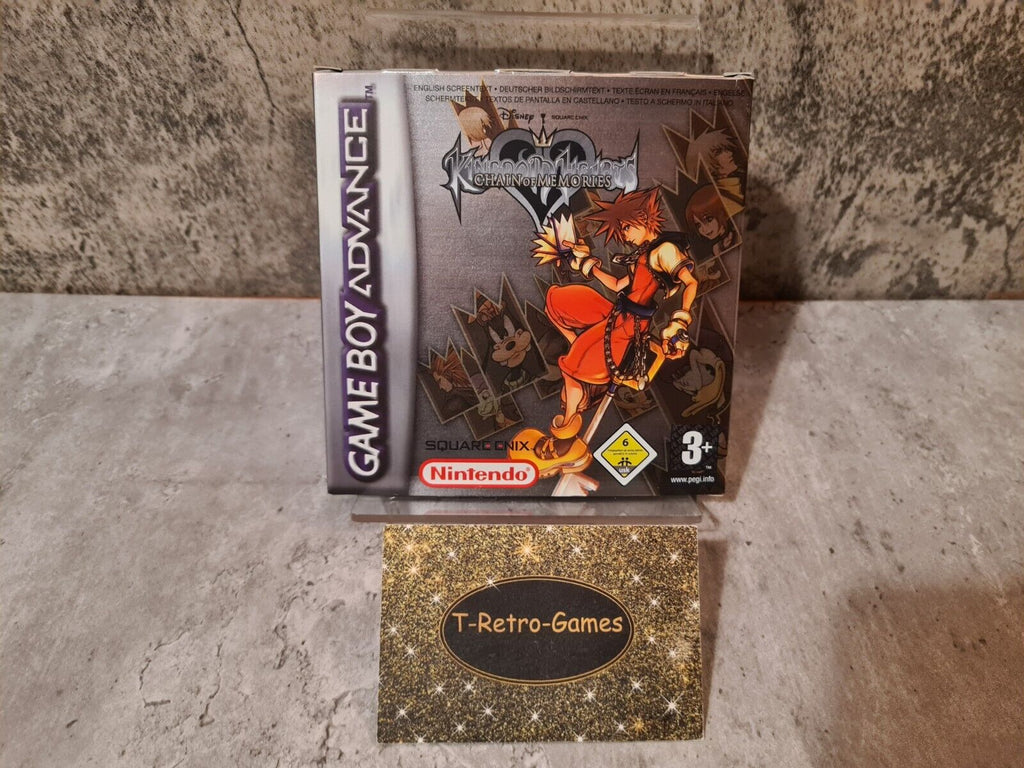 Gameboy Advance Kingdom Hearts Chain of Memories mit OVP und Anleitung EUR - T-Retro-Games 