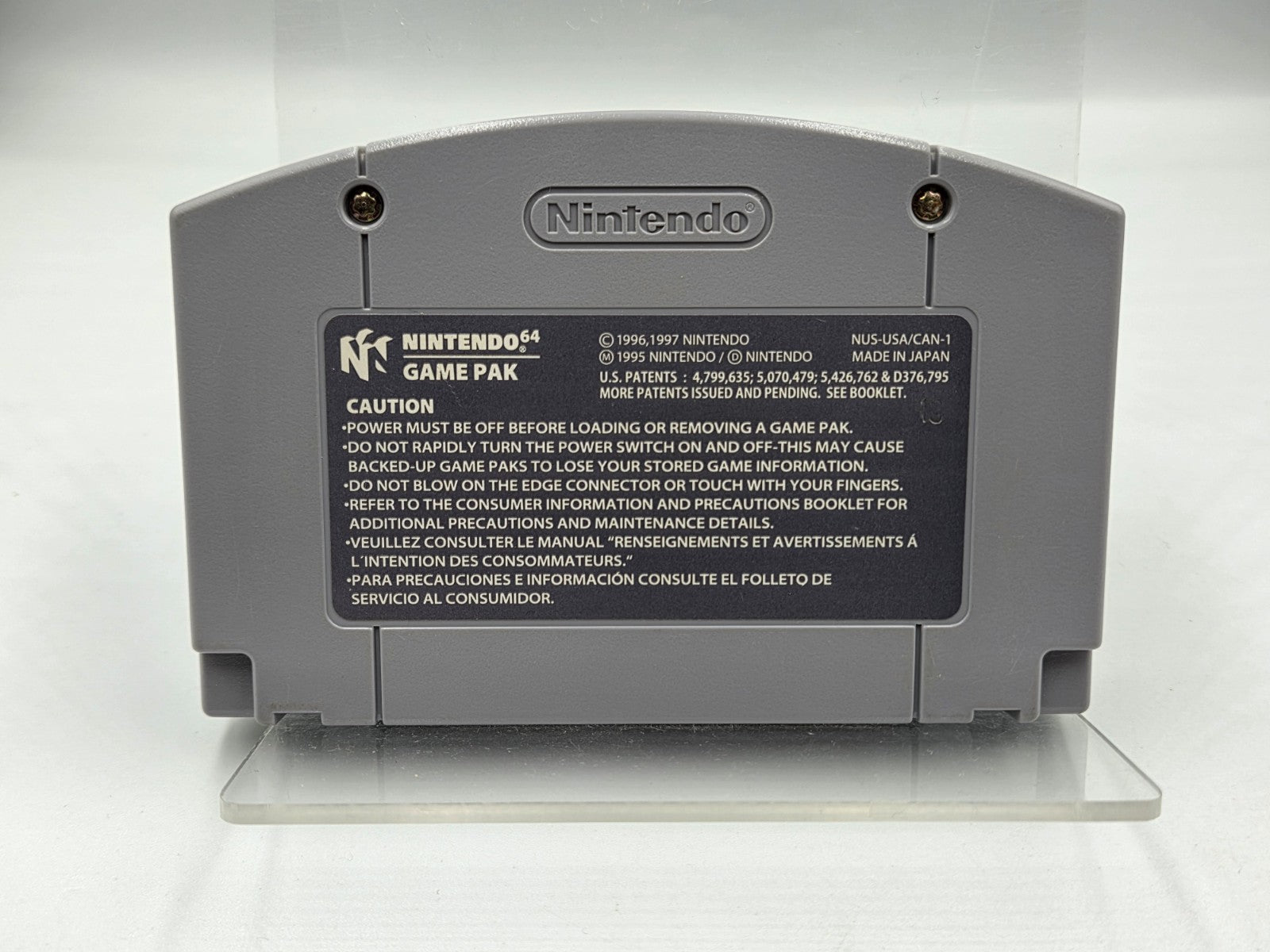 N64 Nintendo 64 Bio Freaks USA NTSC Modul