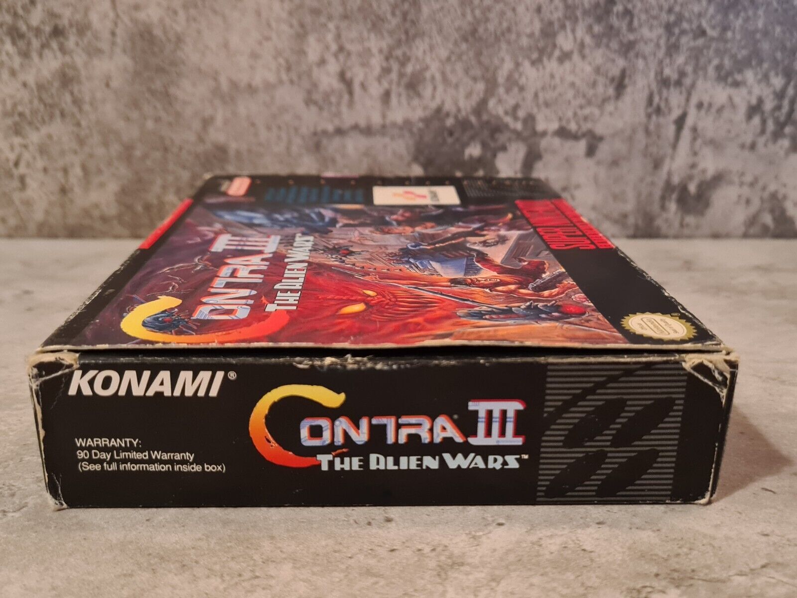 SNES Super Nintendo Contra III The Alien Wars mit OVP und Anleitung NTSC-USA - T-Retro-Games 